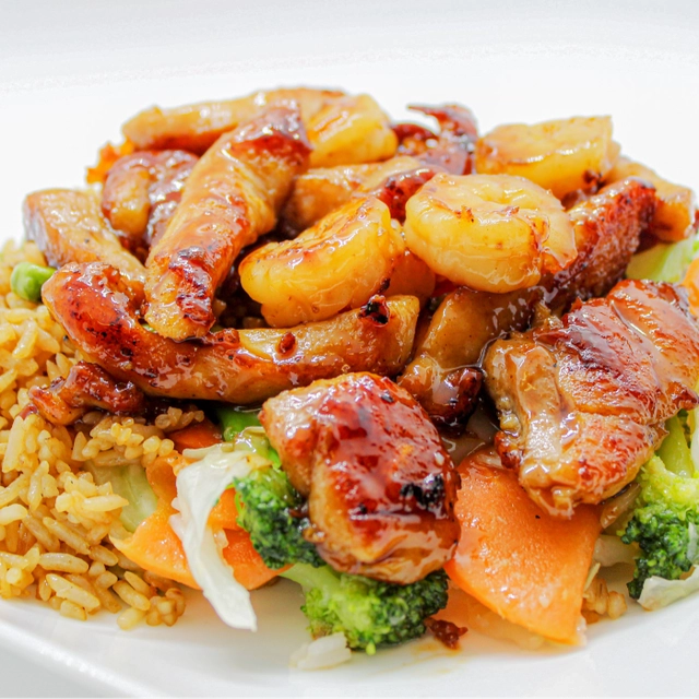Chicken and Shrimp Teriyaki